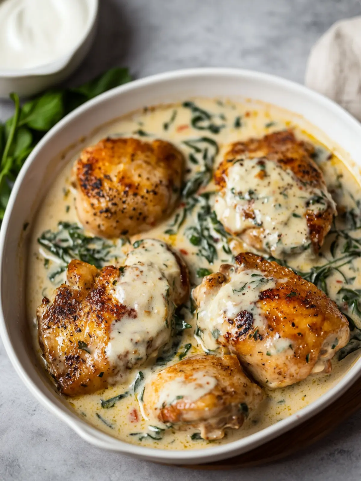 Creamy Boursin Cheese Chicken Thighs for Cozy Weeknight Dinners 4 Creamy Boursin Cheese Chicken Thighs