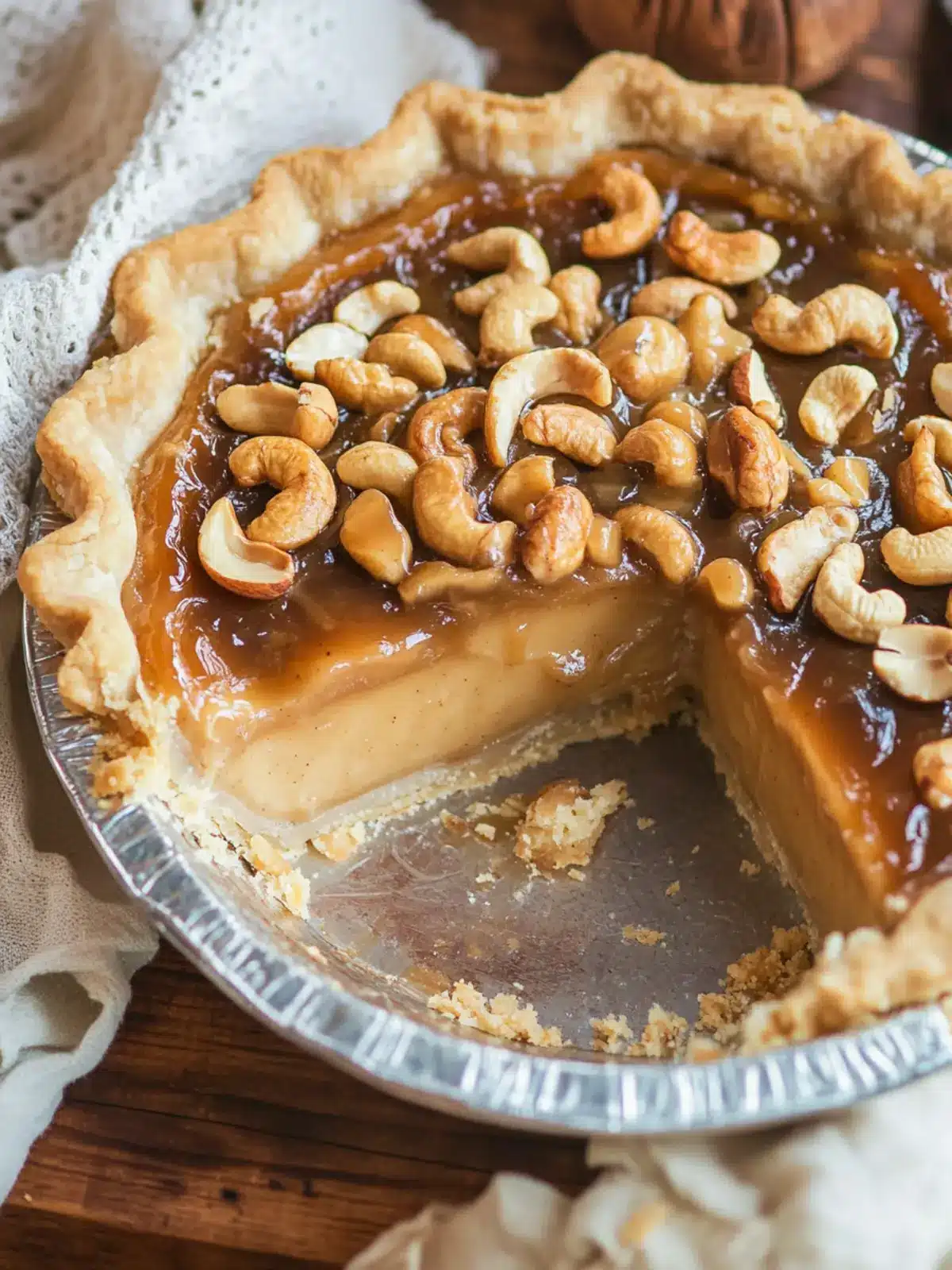 Irresistible Salted Caramel Cashew Pie for Sweet Moments 4 Salted Caramel Cashew Pie