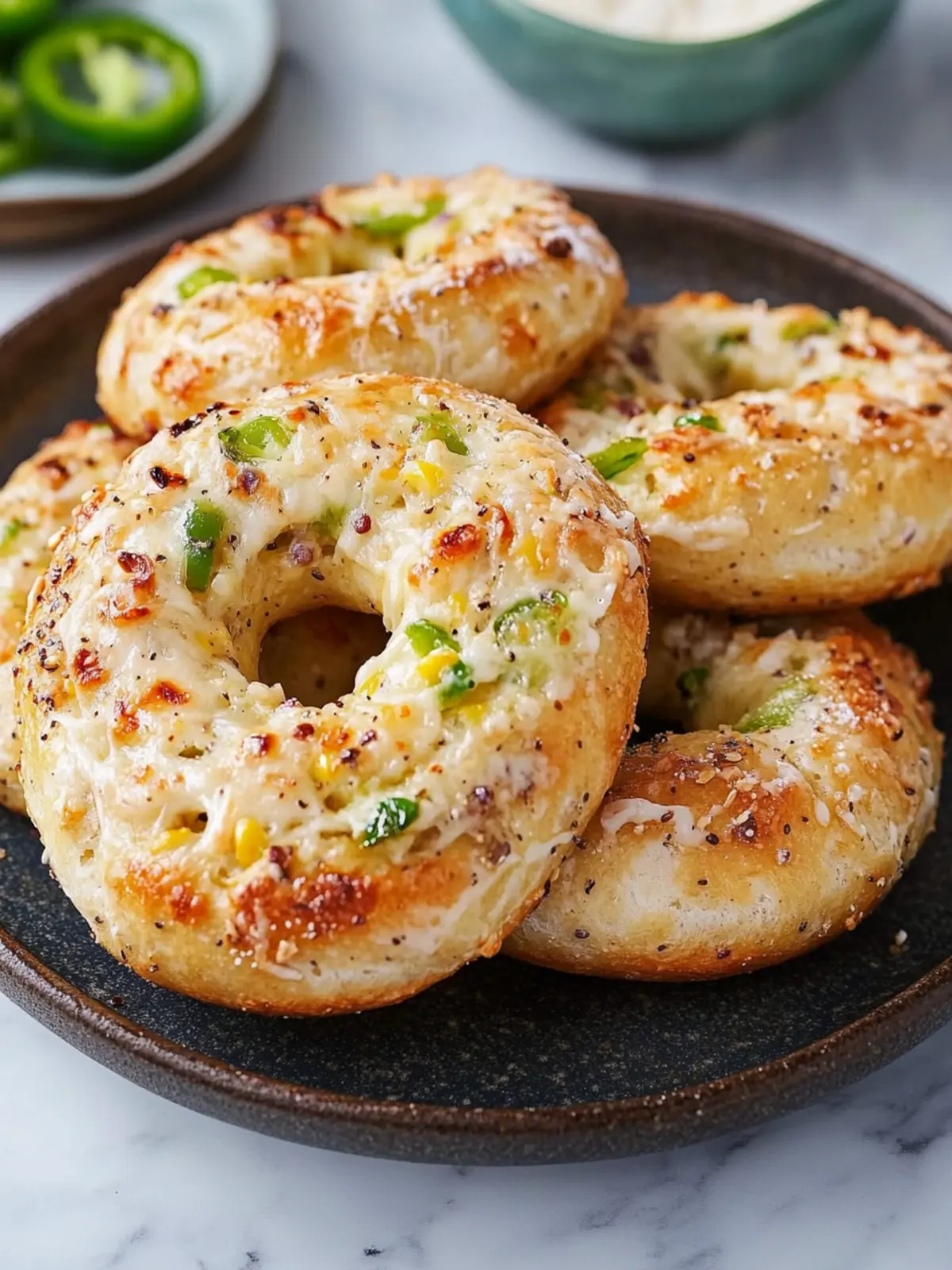 Jalapeño Popper Bagels: Cheesy Spicy Crunch You’ll Love 4 Jalapeño Popper Bagels