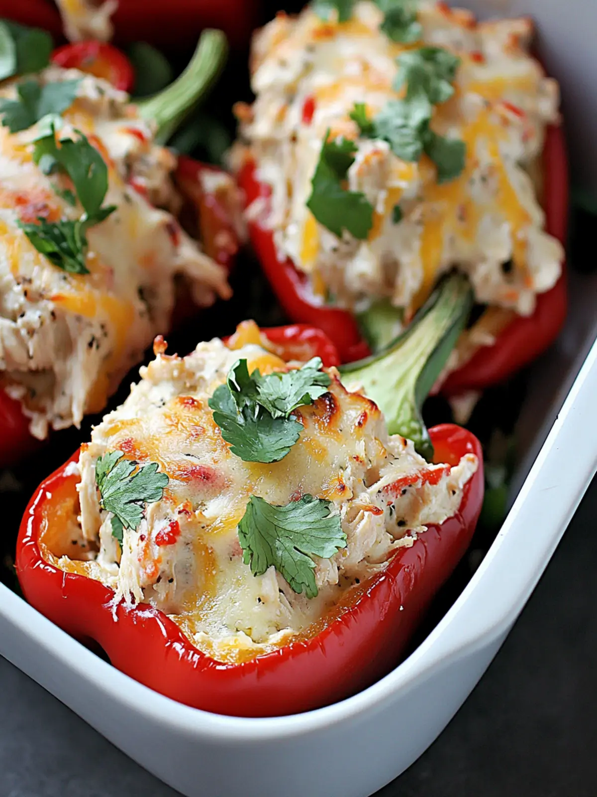 Delicious Low-Carb Creamy Chicken Stuffed Peppers Recipe 5 Low-Carb Creamy Chicken Stuffed Peppers