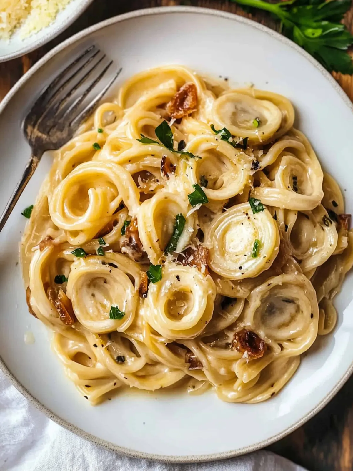 Creamy Leek Pasta: The Ultimate Comfort Food Delight 4 Delicious Caramelized Creamy Leek Pasta