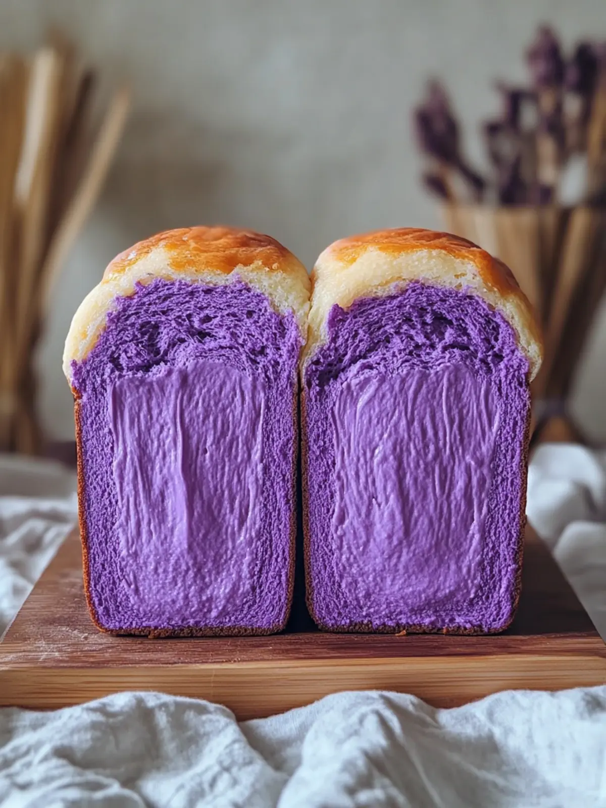 Fluffy Ube Milk Bread (Tangzhong) You'll Adore Making 3 Ube Milk Bread (Tangzhong)