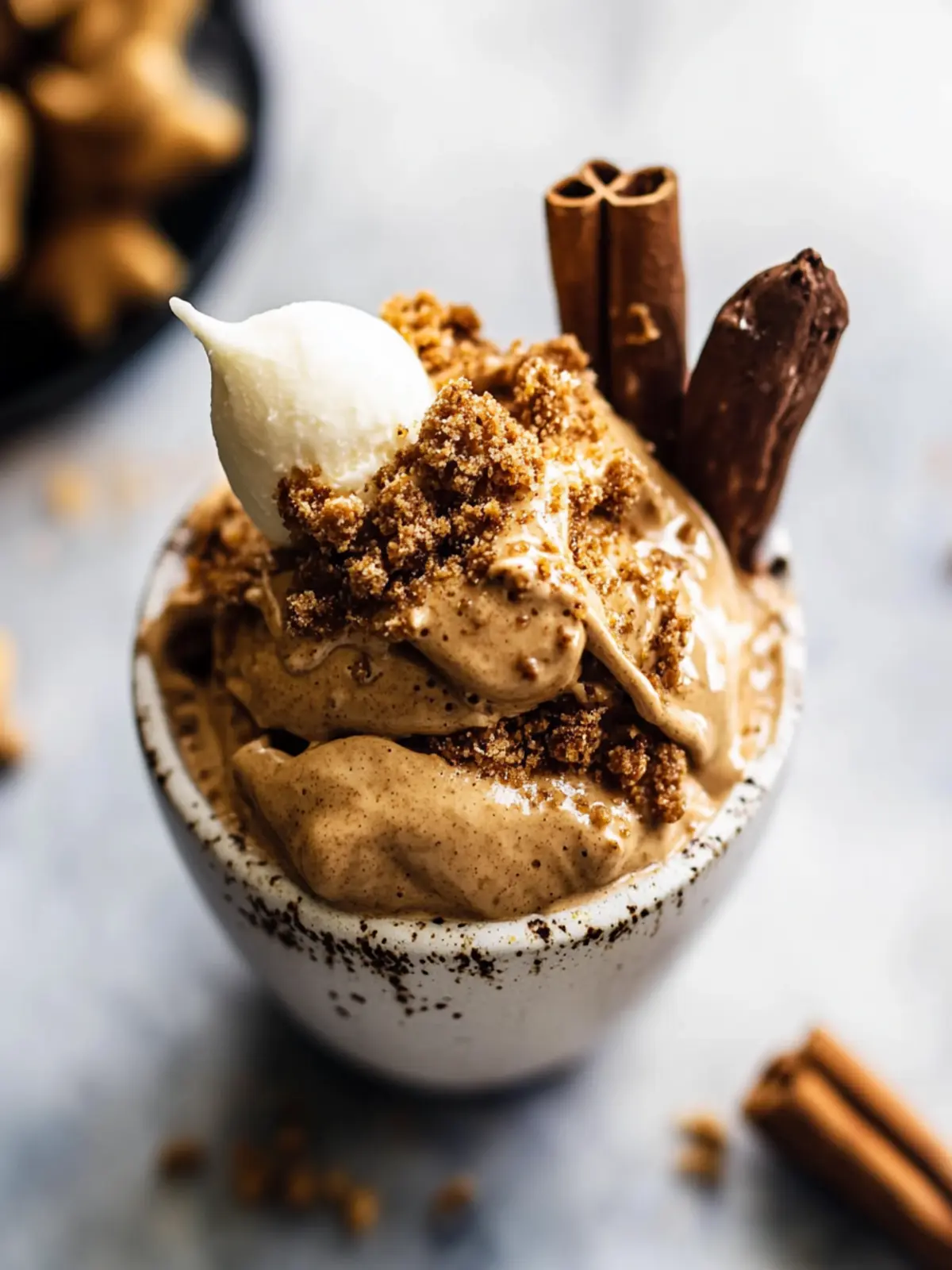 Gingerbread Nice Cream: The Cozy Vegan Treat You’ll Love 2 Gingerbread Nice Cream