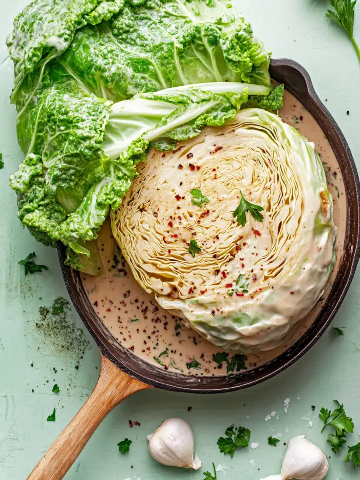 Marry Me Melting Cabbage with Creamy Tuscan Delight 3 Marry Me Melting Cabbage