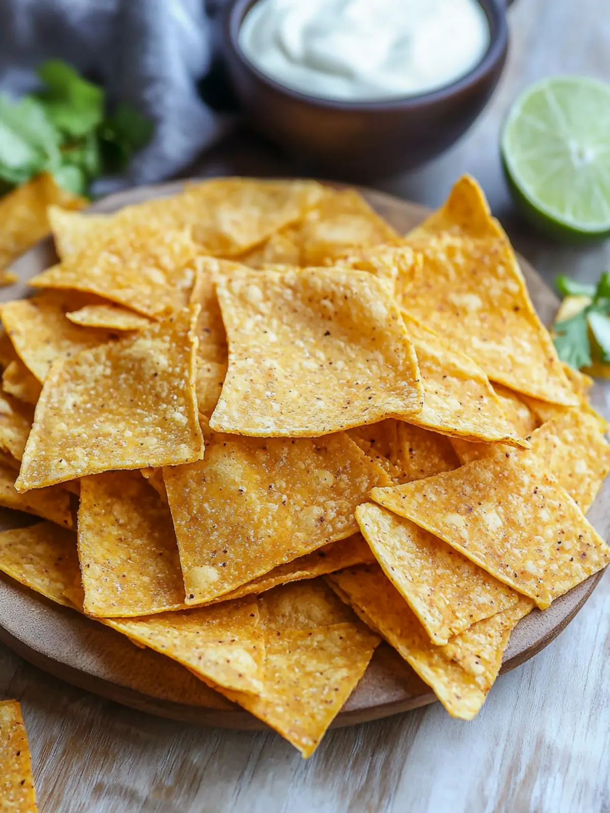 Crispy Baked Tortilla Chips with a Zesty Twist 2 Baked Tortilla Chips