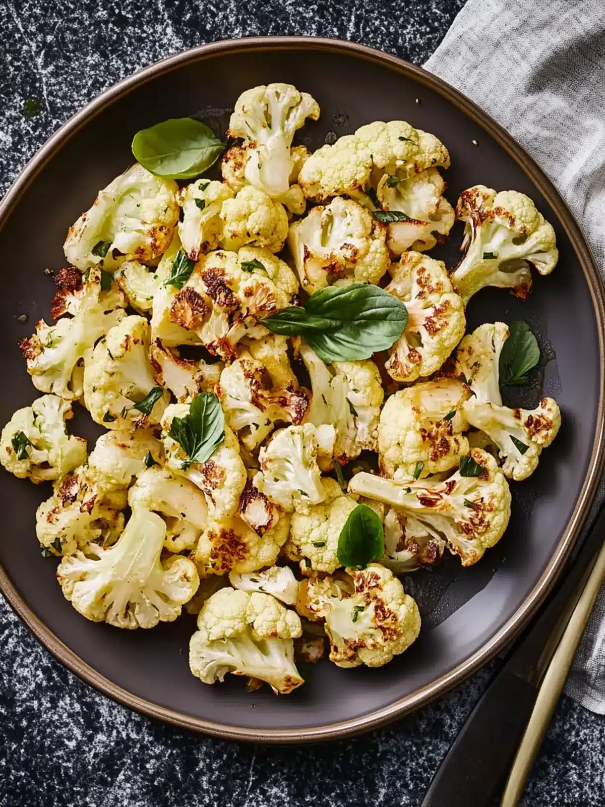 Savory Oven-Roasted Cauliflower Florets for a Flavor Boost 3 Oven-Roasted Cauliflower Florets