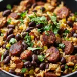Savor Black Beans, Sausage and Rice Skillet in 30 Minutes 10 Black Beans, Sausage and Rice Skillet