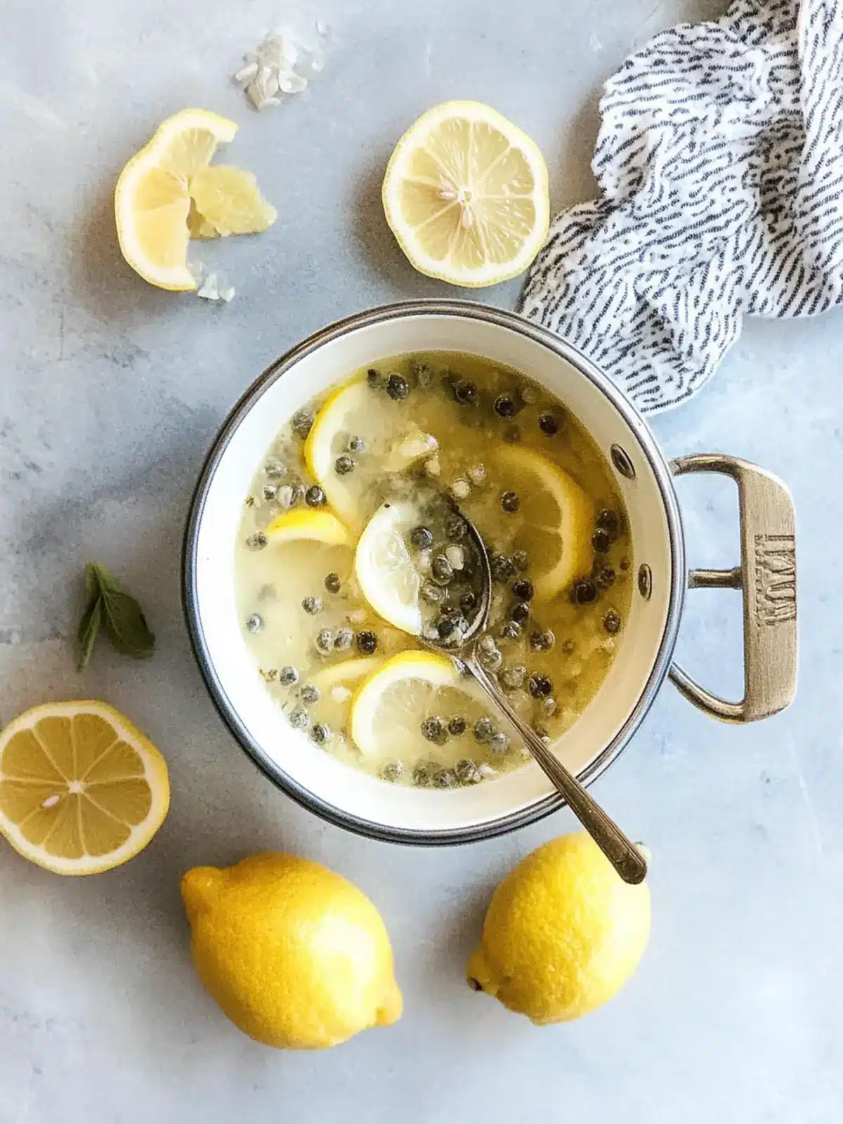 Elevate Your Dishes with White Wine Lemon Caper Sauce 2 White Wine Lemon Caper Sauce