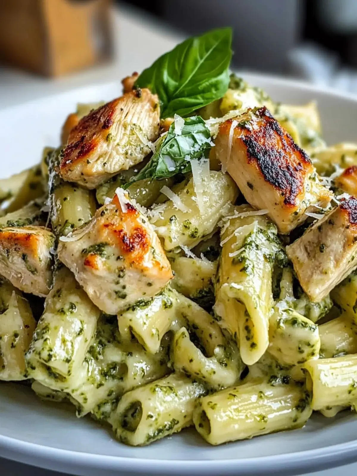 Creamy Pesto Chicken Pasta Bake: Your New Comfort Food Delight 2 Creamy Pesto Chicken Pasta