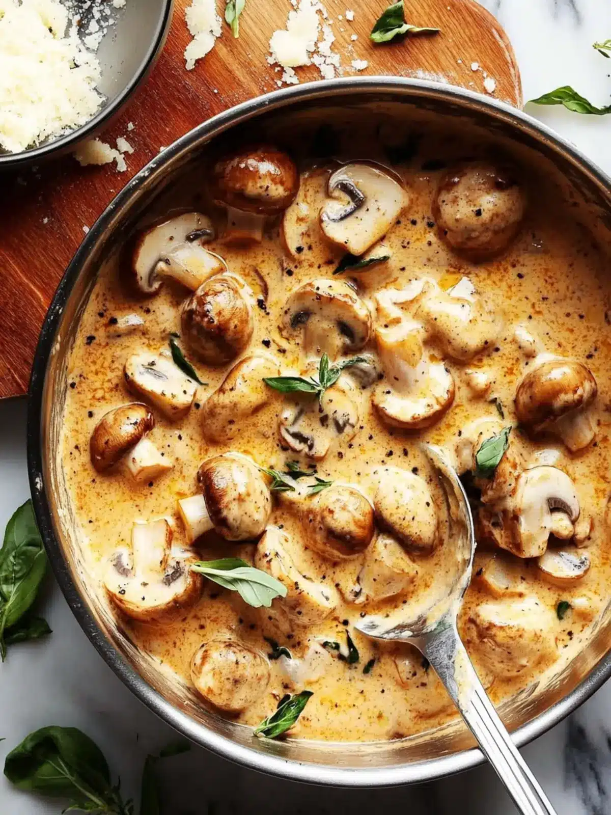 Creamy Tuscan Marry Me Mushrooms for Cozy Dinner Magic 5 Creamy Tuscan Marry Me Mushrooms