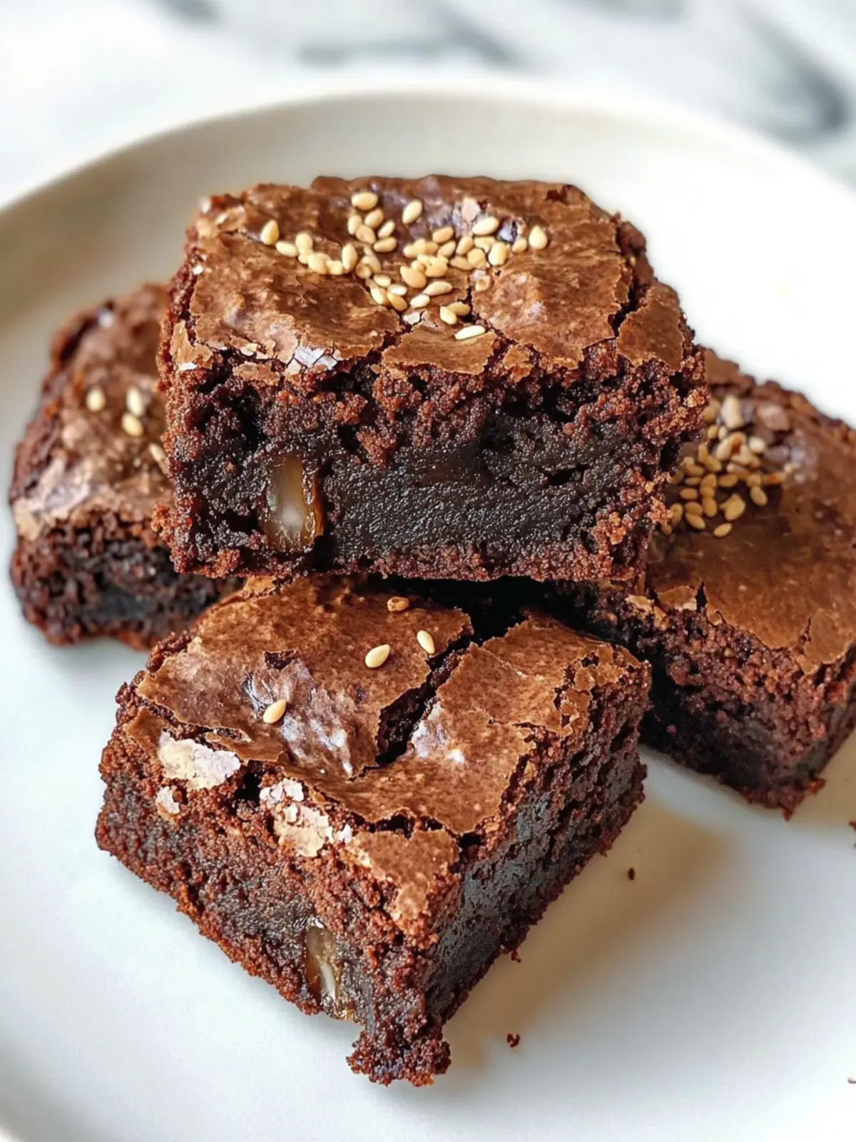 Tahini Date Brownies