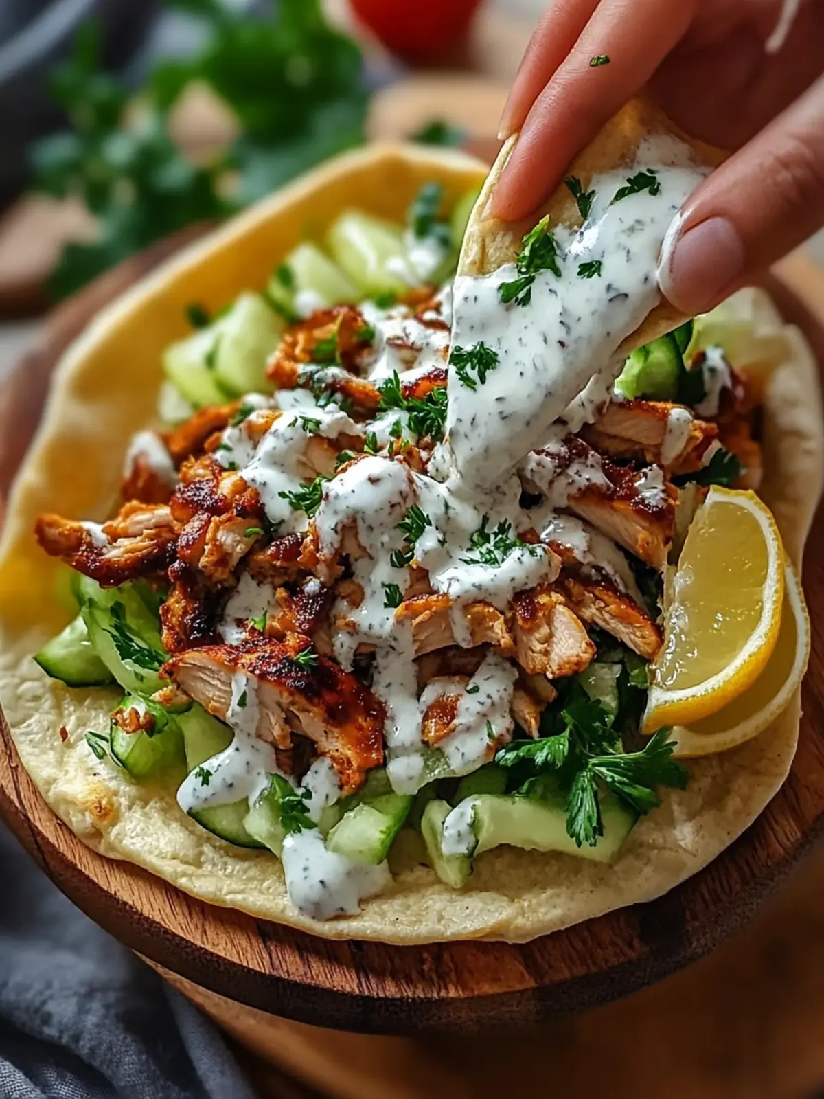 Delicious Chicken Shawarma with Garlic Sauce for Flavor Lovers 3 Delicious Chicken Shawarma with Garlic Sauce