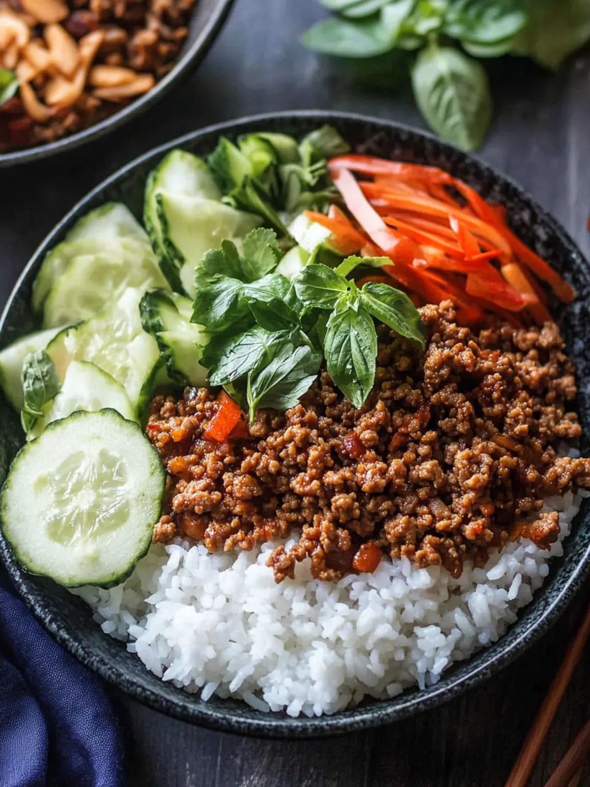 Savory Vietnamese Ground Pork and Rice Bowls You'll Love 4 Vietnamese Ground Pork and Rice Bowls