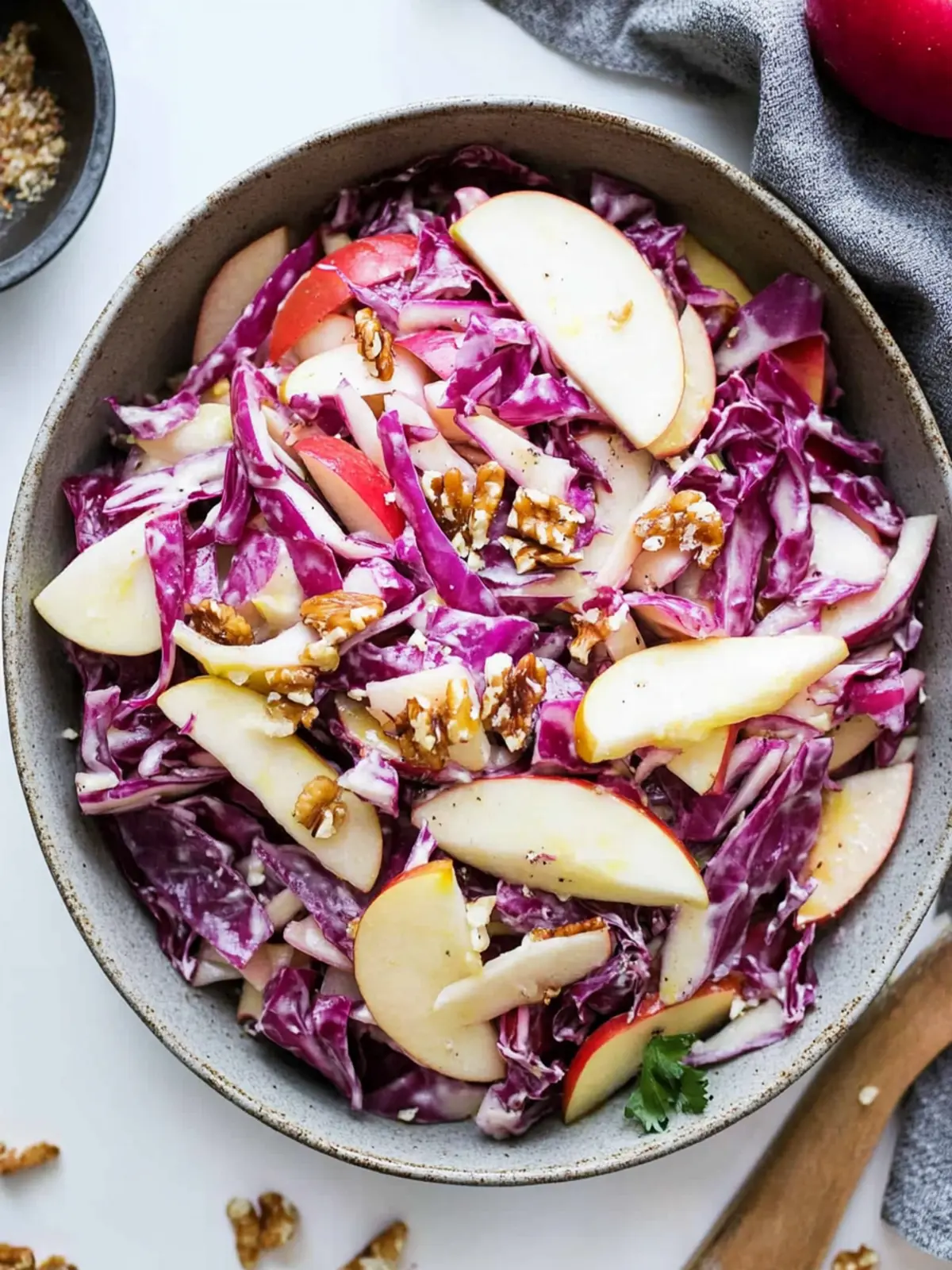 Crispy Cabbage Apple Salad for a Refreshing Crunchy Twist 3 Cabbage Apple Salad