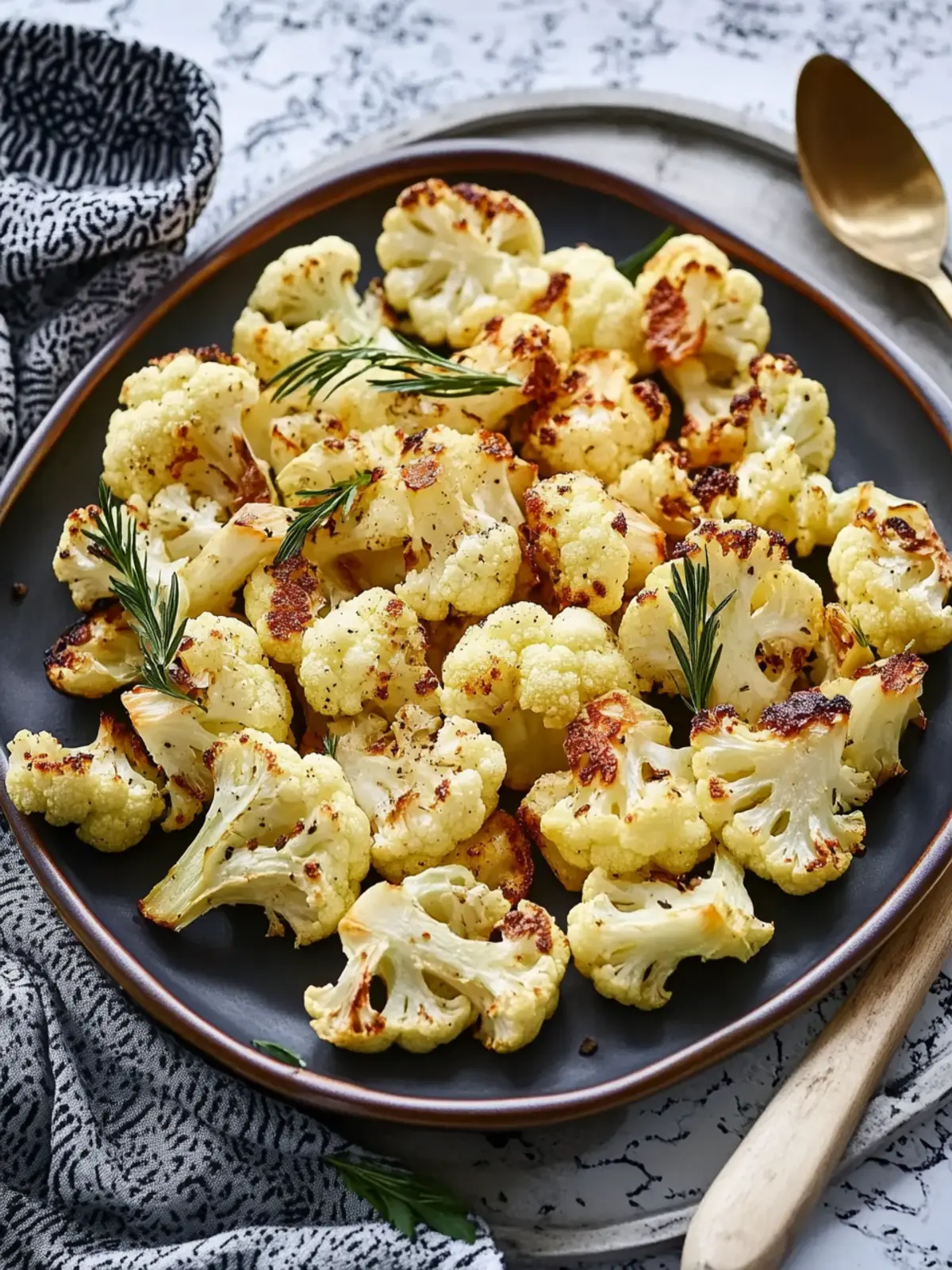 Savory Oven-Roasted Cauliflower Florets for a Flavor Boost 4 Oven-Roasted Cauliflower Florets