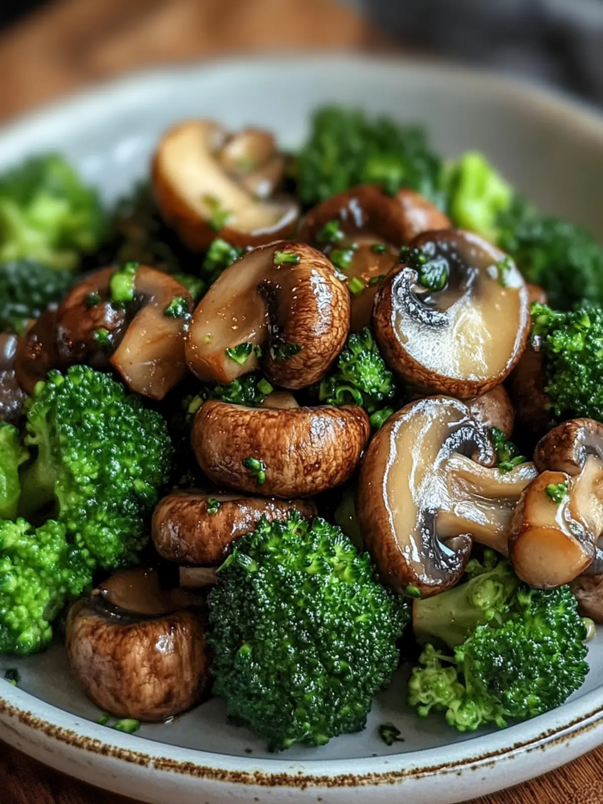 Savory Sautéed Mushrooms with Broccoli in Just 20 Minutes 2 Sautéed Mushrooms with Broccoli