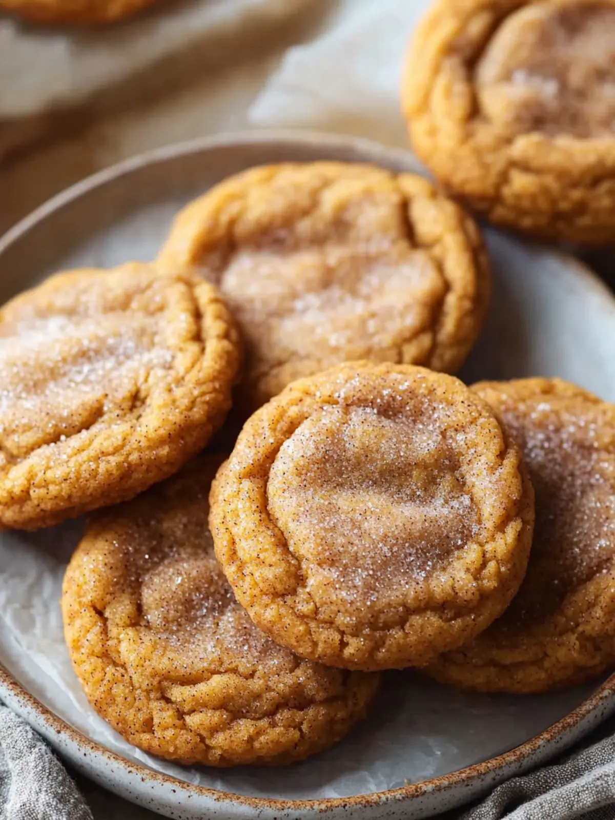 Chewy Pumpkin Snickerdoodle Cookies That's Fall in Every Bite 3 Chewy Pumpkin Snickerdoodle Cookies