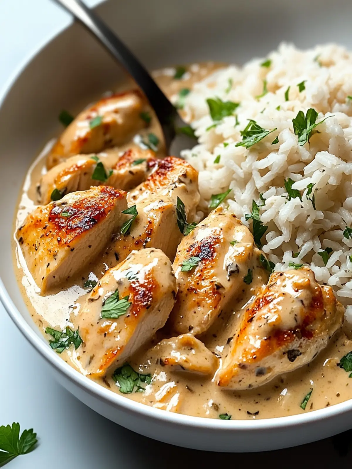Creamy Herb Chicken & Basmati Rice for Cozy Weeknight Dinners 4 Creamy Herb Chicken & Basmati Rice