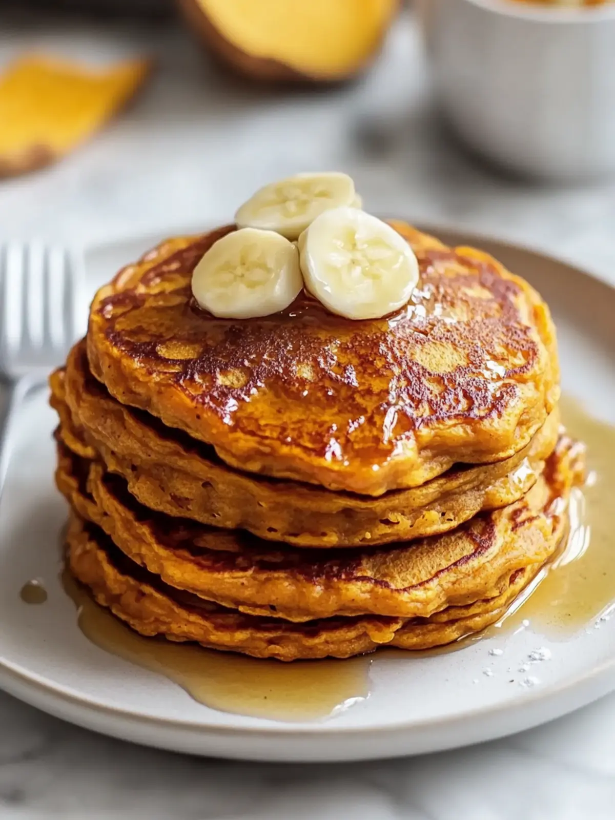 Fluffy Sweet Potato Pancakes for a Cozy Family Breakfast 3 Fluffy Sweet Potato Pancakes