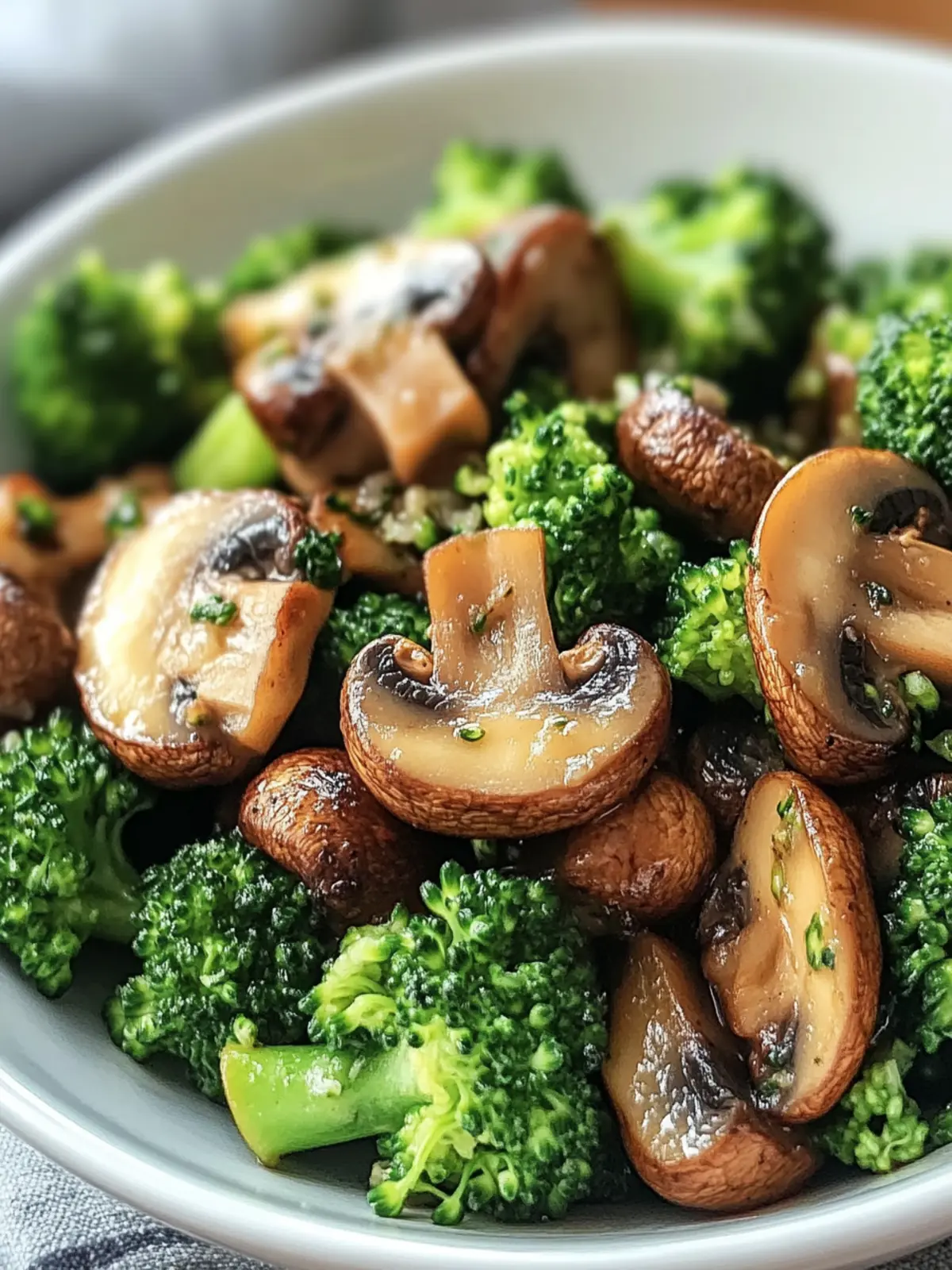 Savory Sautéed Mushrooms with Broccoli in Just 20 Minutes 4 Sautéed Mushrooms with Broccoli