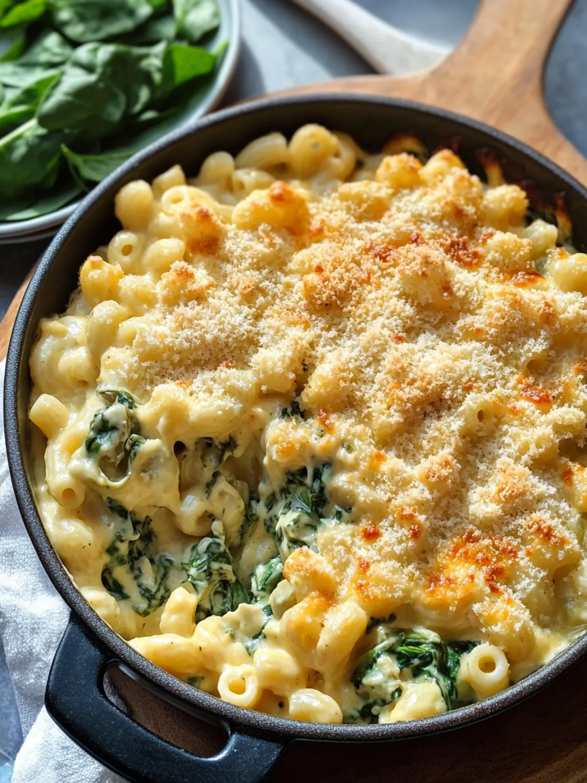Decadent Spinach Artichoke Macaroni & Cheese for Cozy Nights 4 Spinach Artichoke Macaroni & Cheese