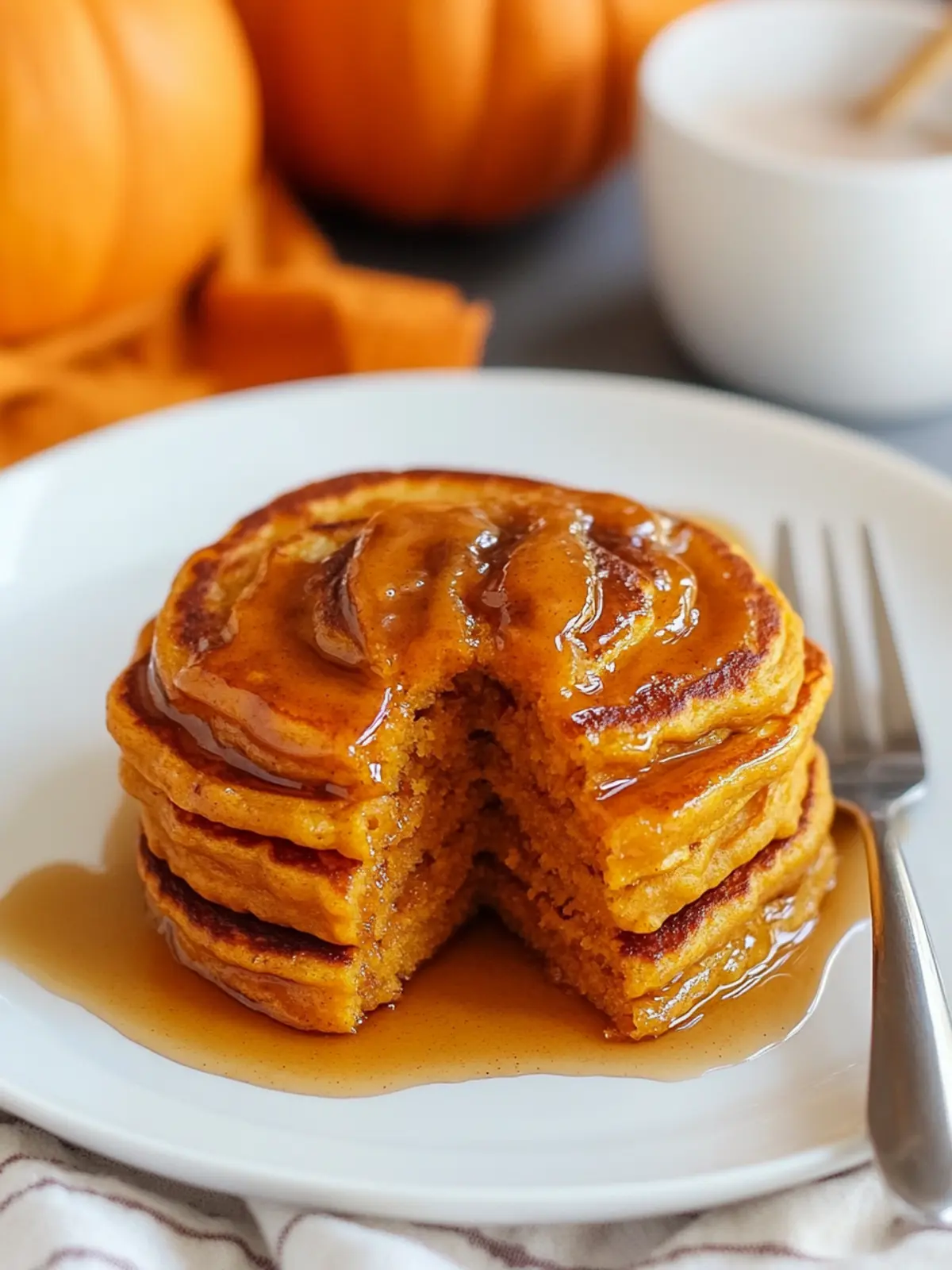 Pumpkin Cinnamon Swirl Pancakes to Cozy Up Your Mornings 2 Pumpkin Cinnamon Swirl Pancakes