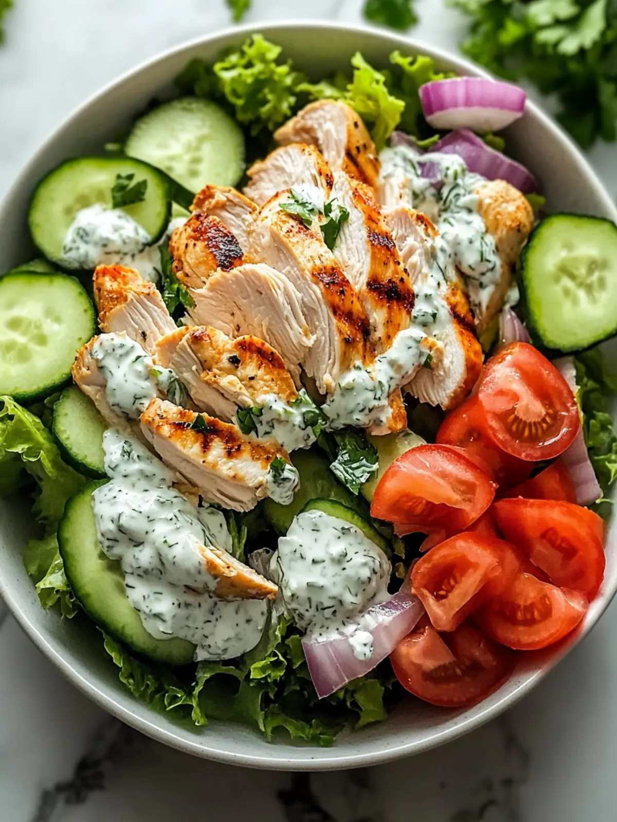 Zesty Tzatziki Chicken Salad for a Refreshing Meal Boost 4 TZATZIKI CHICKEN SALAD