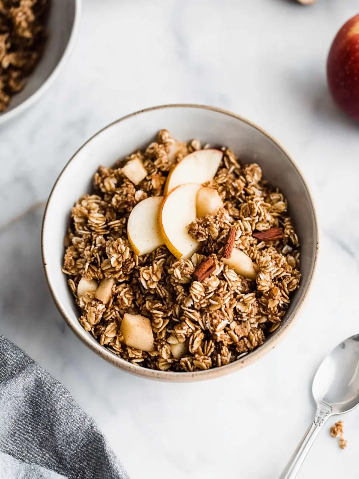 Irresistible Healthy Apple Cinnamon Granola You'll Love 3 Healthy Apple Cinnamon Granola