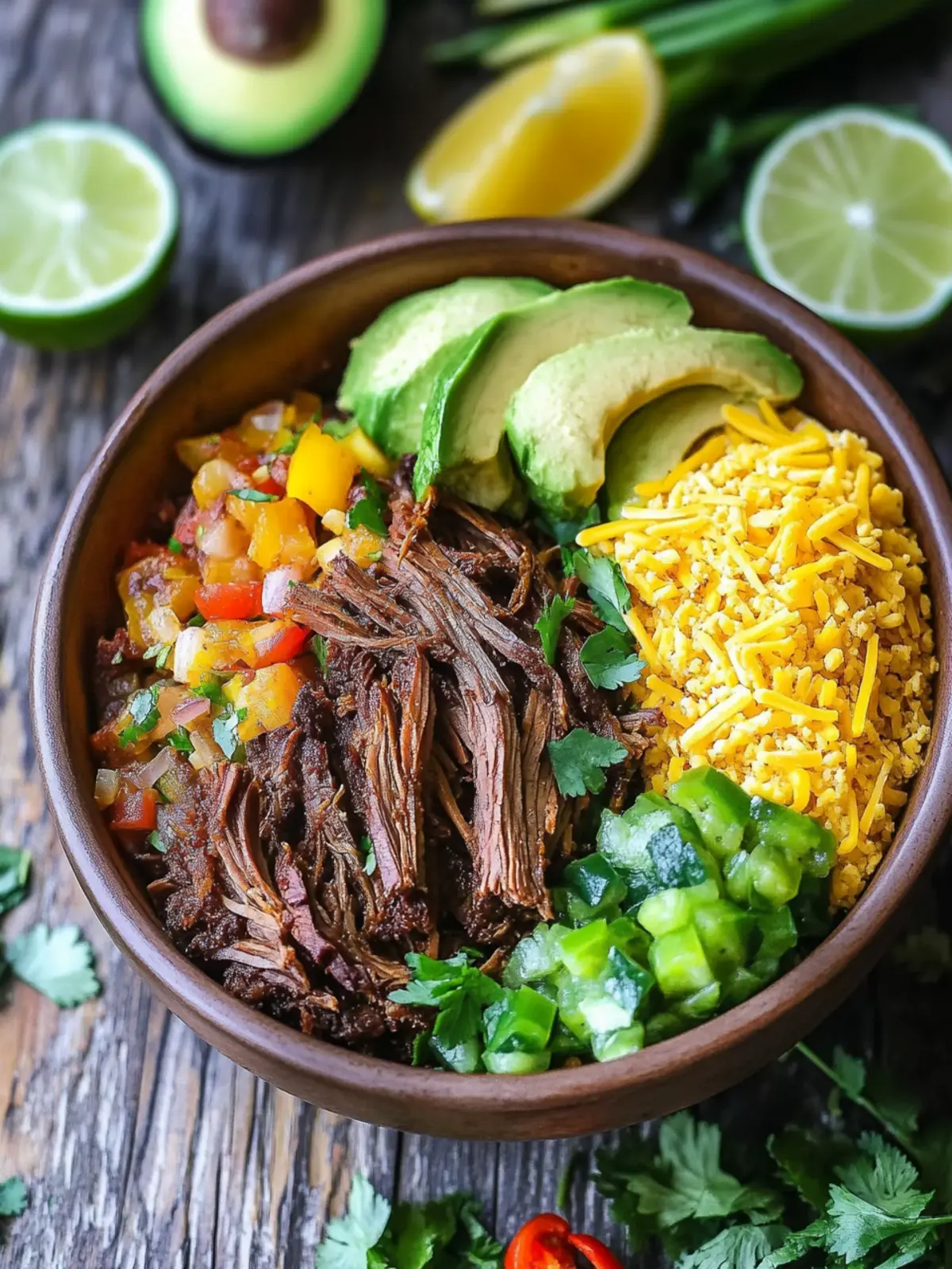 Savory Instant Pot Brisket Taco Bowls for Weeknight Wins 3 Instant Pot Brisket Taco Bowls