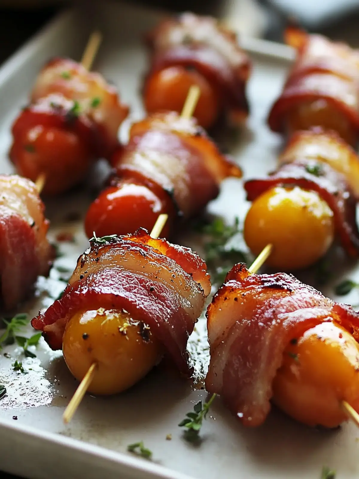 Savory Bacon Wrapped Stuffed Peppadews for Parties and More 5 Bacon Wrapped Stuffed Peppadews