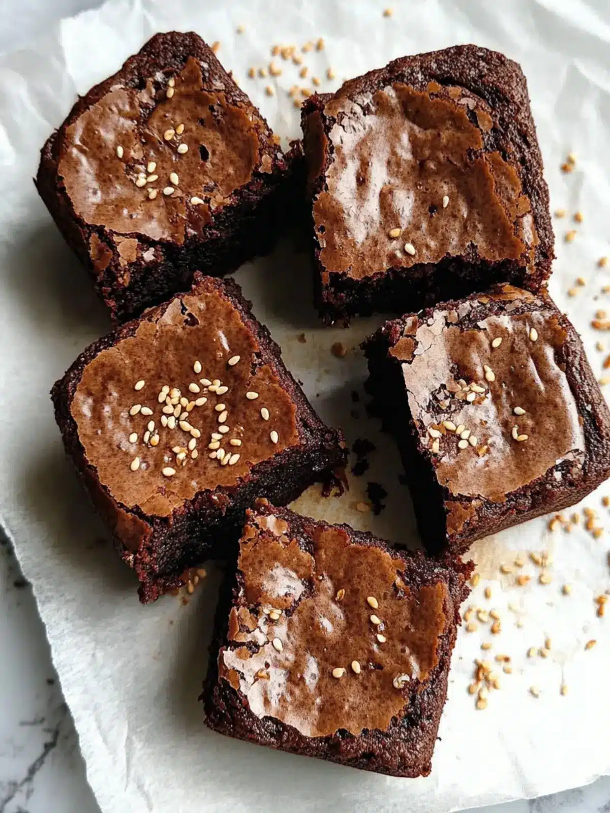 Decadent Tahini Date Brownies: Guilt-Free Indulgence 4 Tahini Date Brownies