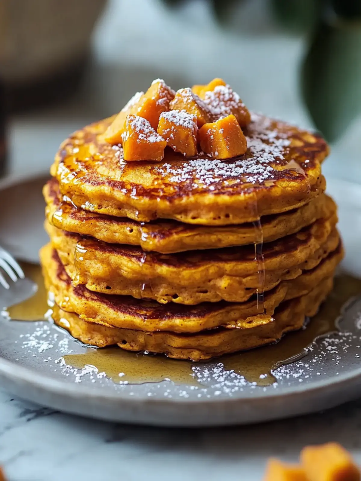 Fluffy Sweet Potato Pancakes for a Cozy Family Breakfast 4 Fluffy Sweet Potato Pancakes