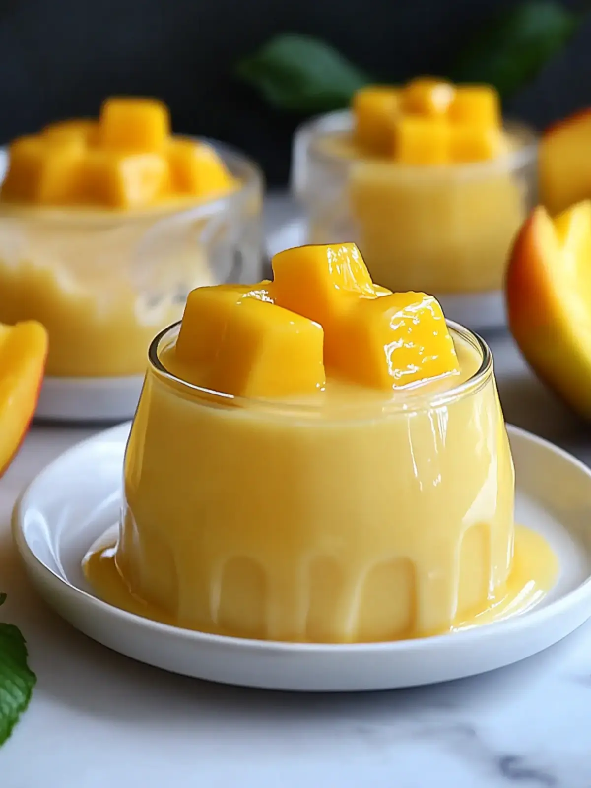 Easy Simple Mango Pudding for a Delightfully Creamy Treat 4 Easy Simple Mango Pudding