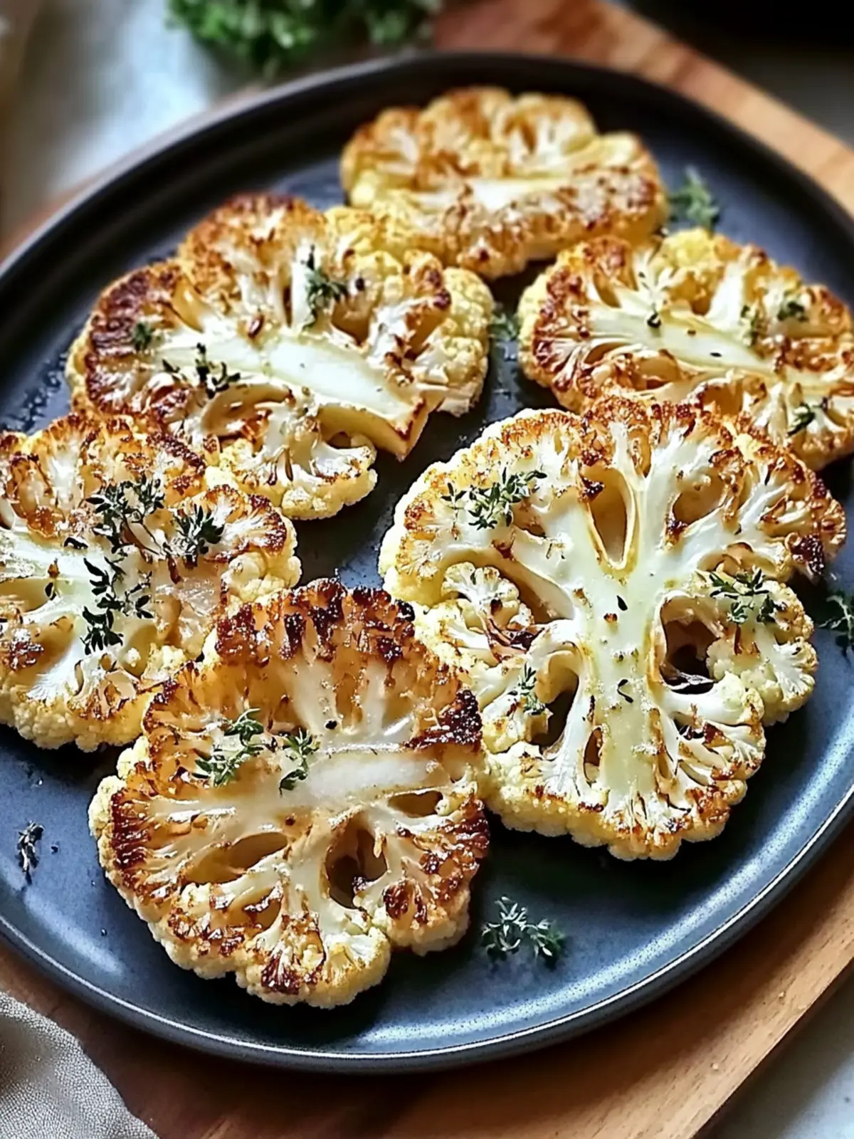 Crispy Baked Cauliflower Steaks You’ll Crave Every Night 3 Crispy Baked Cauliflower Steaks