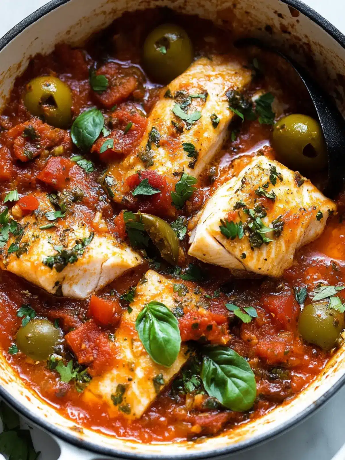 Delicious Fish Puttanesca: Quick Italian Dinner Delight 4 Fish Puttanesca