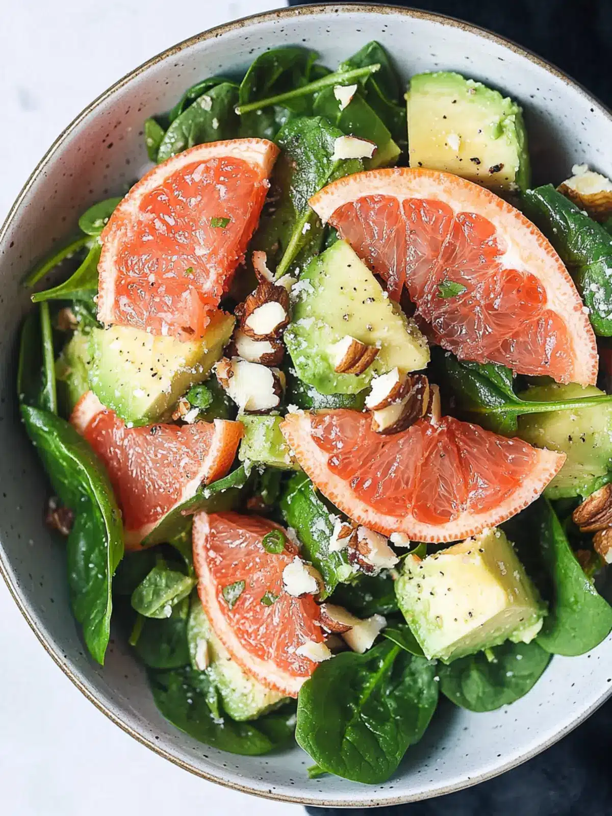 Grapefruit & Avocado Spinach Salad: A Fresh Flavor Boost 4 grapefruit & avocado spinach salad