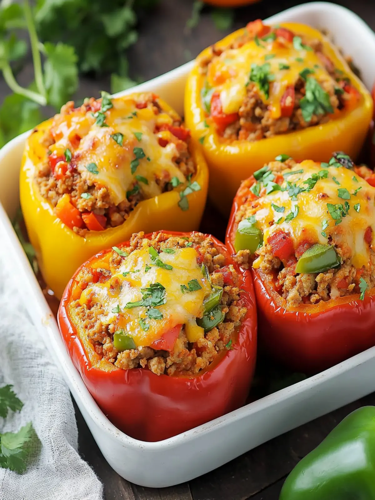 Delicious Ground Turkey Stuffed Peppers for a Family Feast 5 Ground Turkey Stuffed Peppers