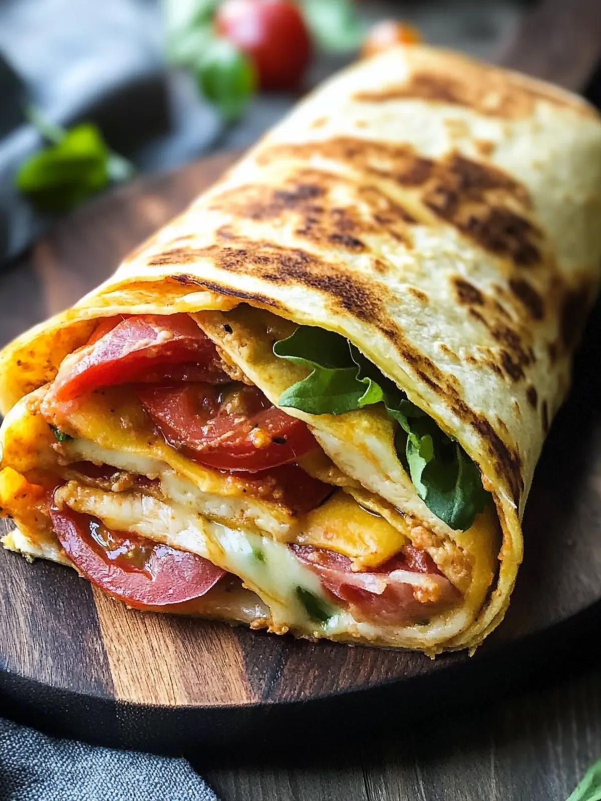 Delicious Low-Carb Italian Sub Wrap for Quick Keto Bliss 4 Low-Carb Italian Sub Wrap (Tortilla Melt Style)