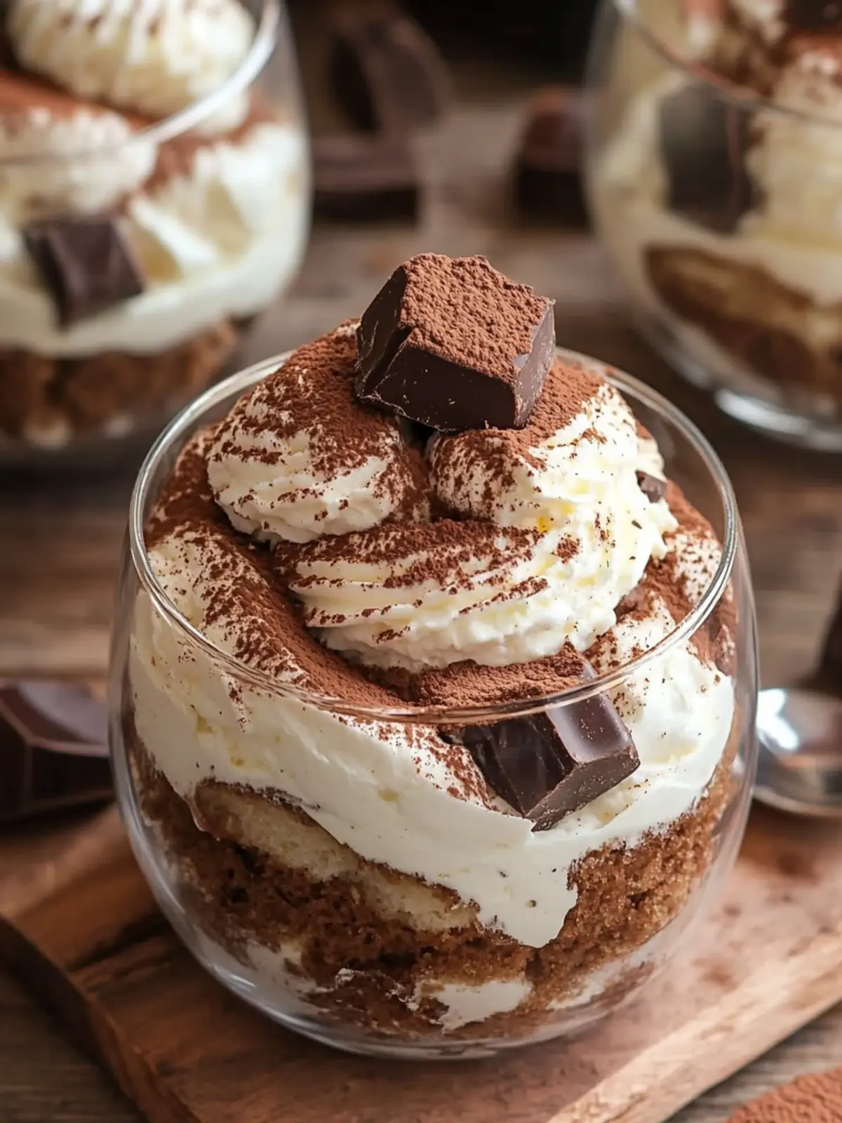 Indulge in Creamy Chocolate Tiramisu: A No-Bake Delight 2 Creamy Chocolate Tiramisu