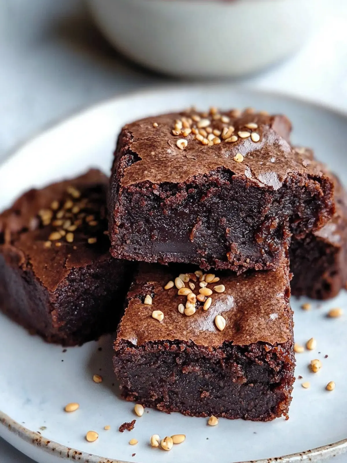Decadent Tahini Date Brownies: Guilt-Free Indulgence 2 Tahini Date Brownies