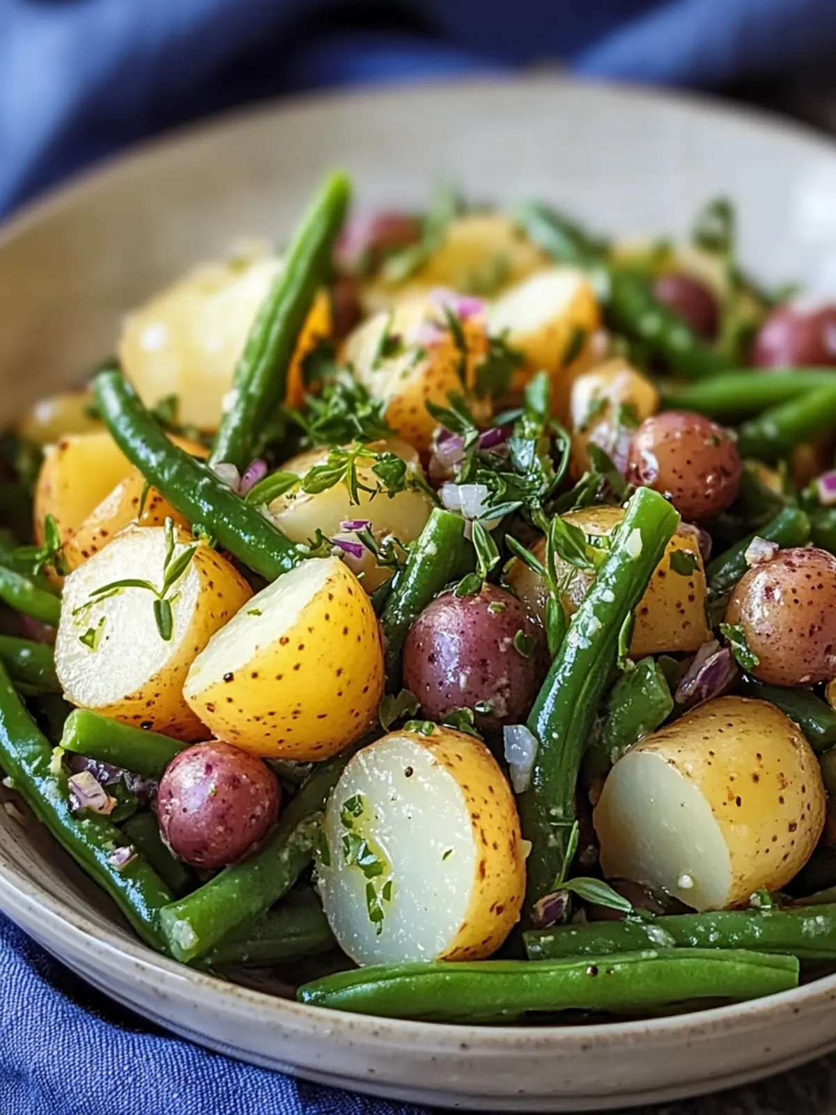 Brighten Your Day with French-Style Potato and Green Bean Salad 3 French-Style Potato and Green Bean Salad