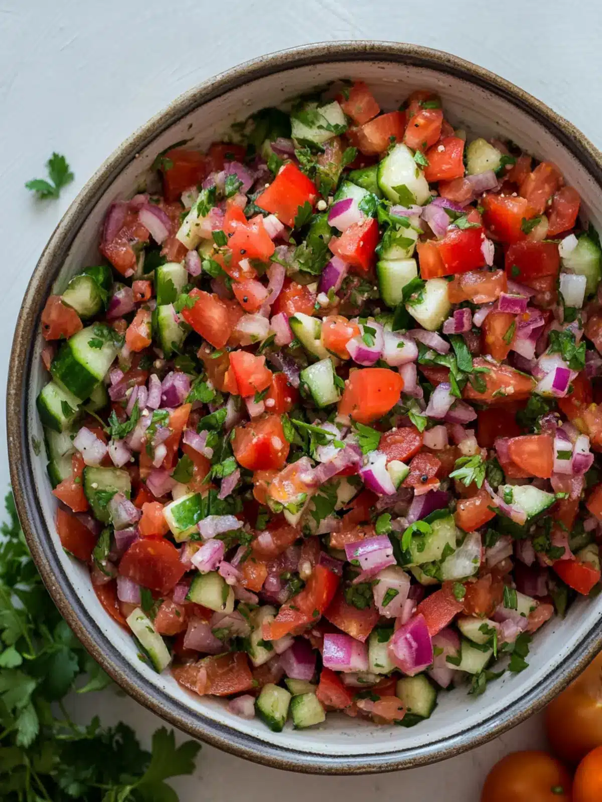 Zesty Persian Shirazi Salad for a Fresh Flavor Boost 4 Persian Shirazi Salad