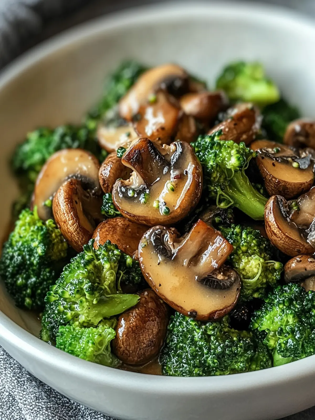 Savory Sautéed Mushrooms with Broccoli in Just 20 Minutes 3 Sautéed Mushrooms with Broccoli