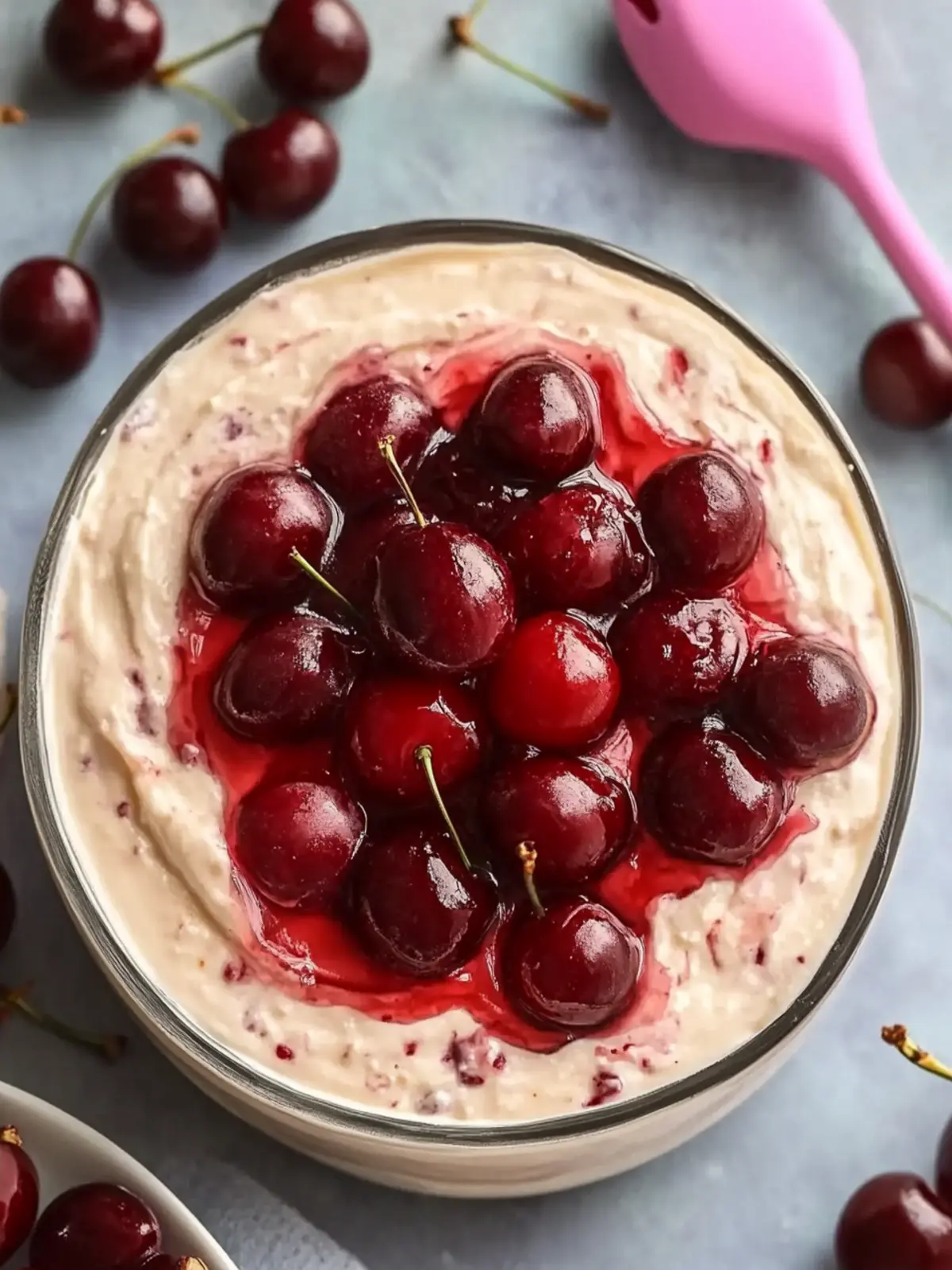 No-Bake Cherry Cheesecake Dip