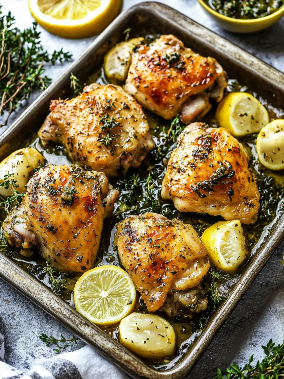 Lemon Garlic Chicken Thighs: Quick, Juicy, and Flavor-Packed! 5 Lemon Garlic Chicken Thighs