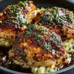 Savory Garlic Herb Chicken with Creamy Mashed Potatoes Bliss 7 Garlic Herb Chicken