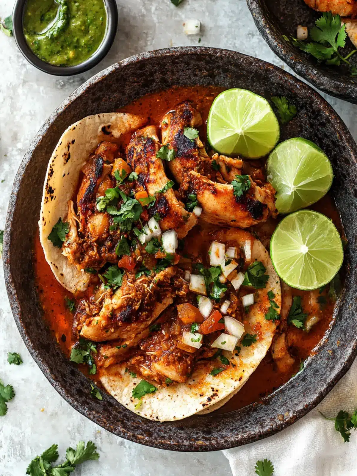 Irresistible Birria Chicken Tacos with Cheesy Goodness 2 Birria Chicken