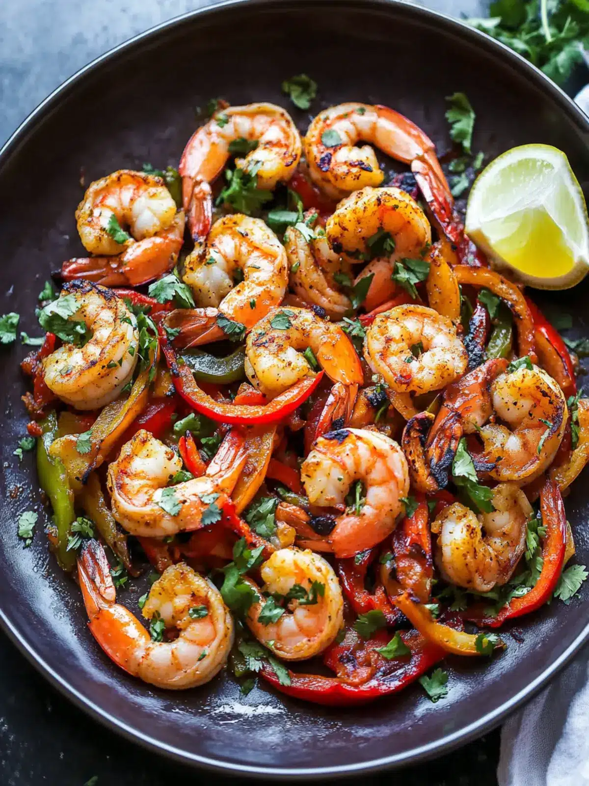 Sizzling Shrimp Fajitas Ready in Just 30 Minutes! 3 Shrimp Fajitas