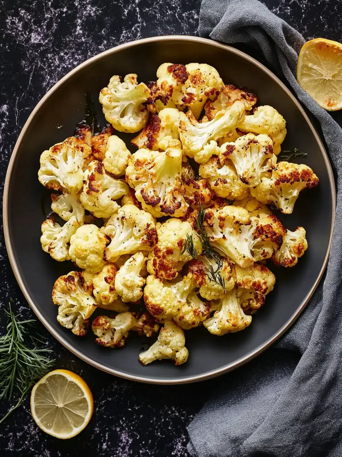 Savory Oven-Roasted Cauliflower Florets for a Flavor Boost 5 Oven-Roasted Cauliflower Florets