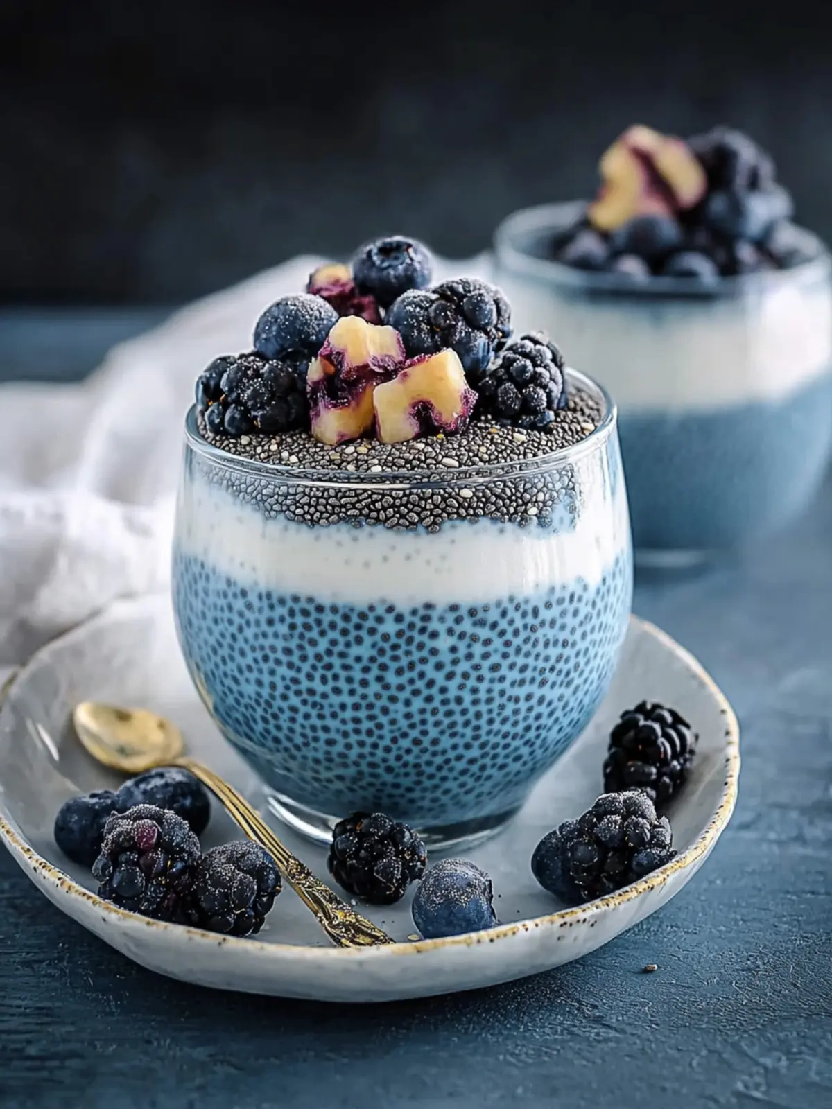 Colorful Blue Chia Pudding: A Healthy Vegan Treat 4 Blue Chia Pudding